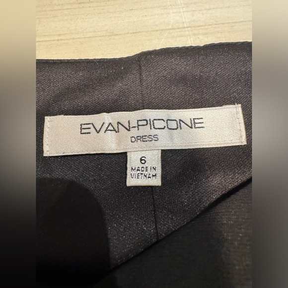 Evan-Picone Black Label Sheath Cocktail Dress – Size 6 - Picture 10 of 12